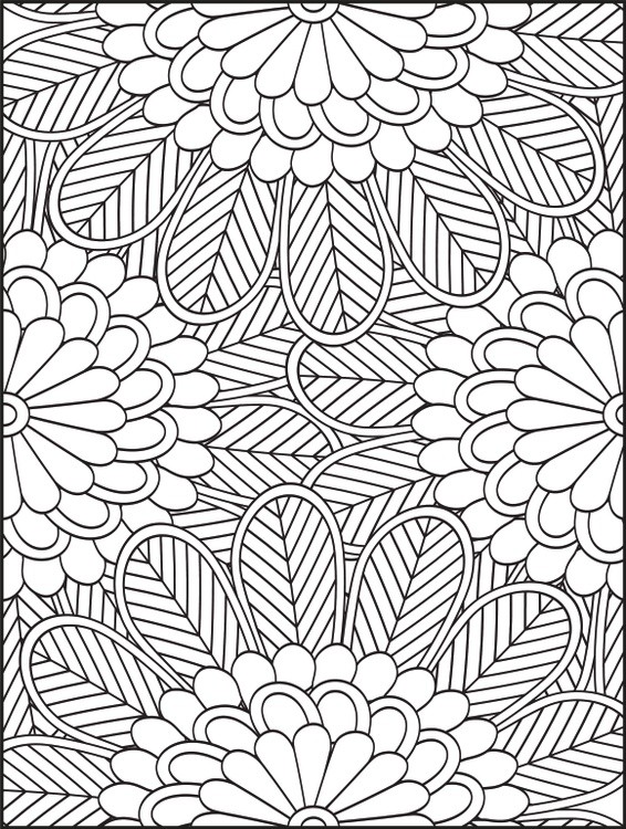Abstract Coloring Pages 6