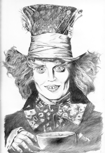 Johnny Depp as Mad Hatter from Alice in Wonderland