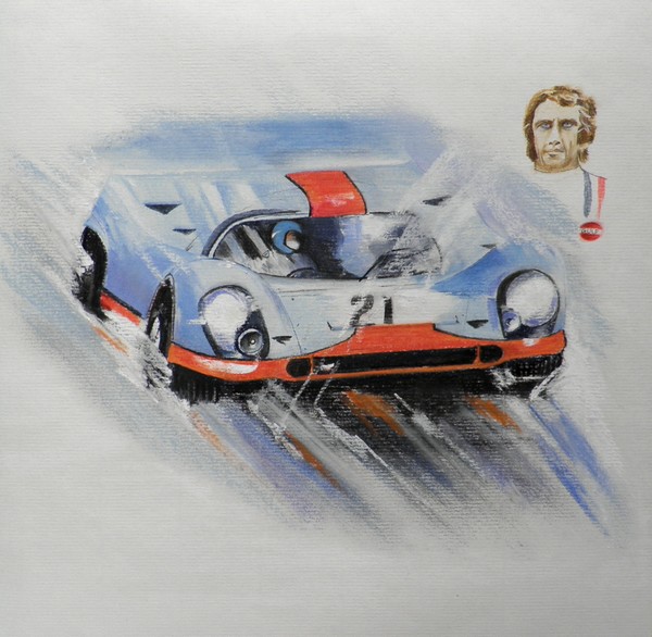 STEVE McQUEEN GT 40\PORSCHE 917 le Mans