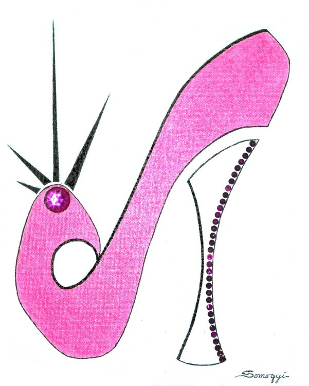 Neon Pink Stiletto
