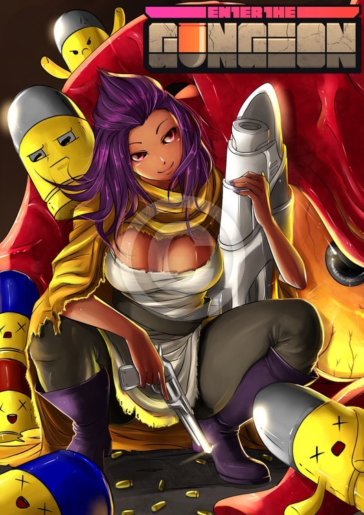 ny fanart from the indie game ENTER THE GUNGEON :)