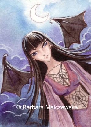 ACEO - Bat Witch