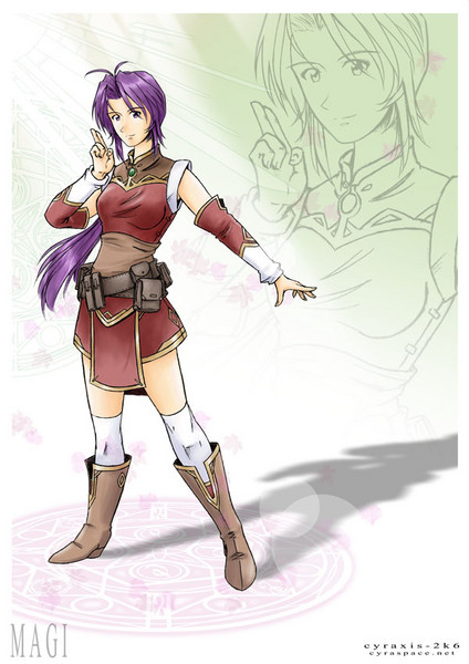 Seles - Sorceress outfit CG
