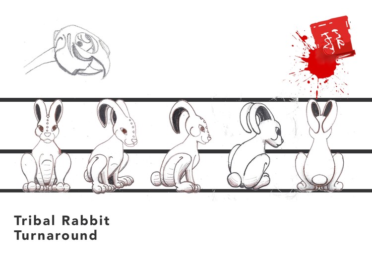 Tribal Rabbit Turnaround 