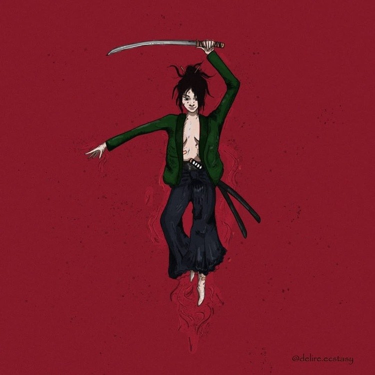 Modern samurai print