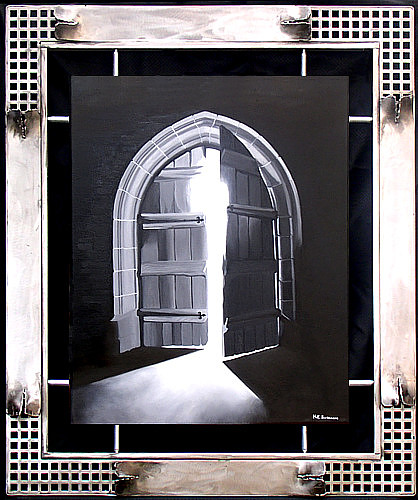 Gothic, light and dark (art frames art)