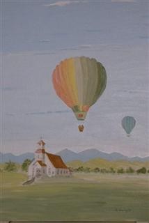 Balloons O'er Haines Church