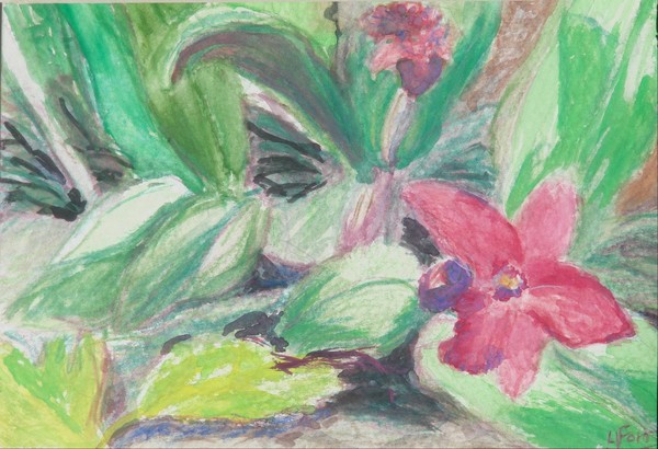 watercolor orchid