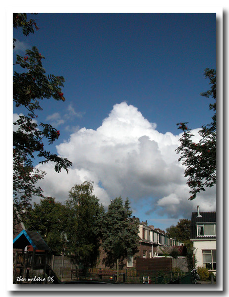 Clouds in my street