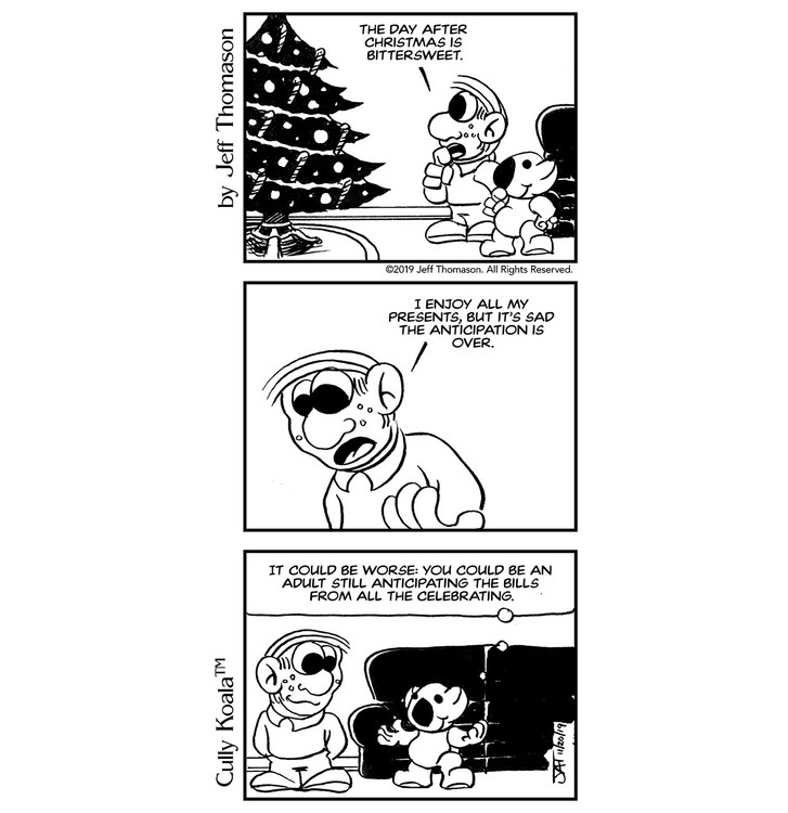 Comic - After Christmas Bills