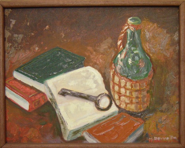 The key to success: books and wine, in any order.
