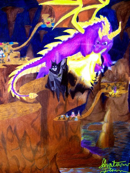 Night Walks: Spyro V.S. Batman