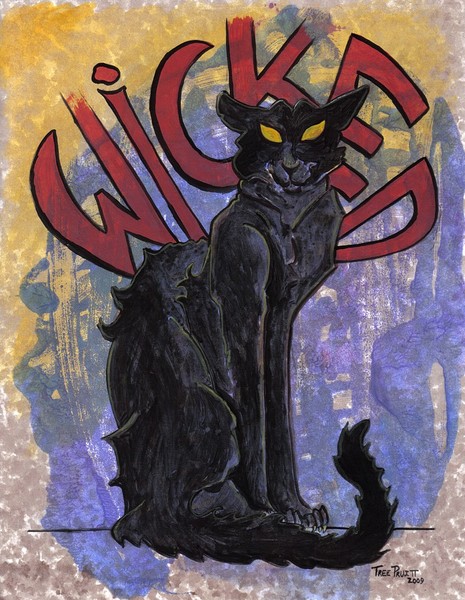 Wicked Black Cat