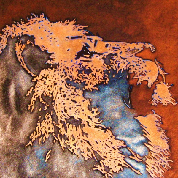 Lion Prays