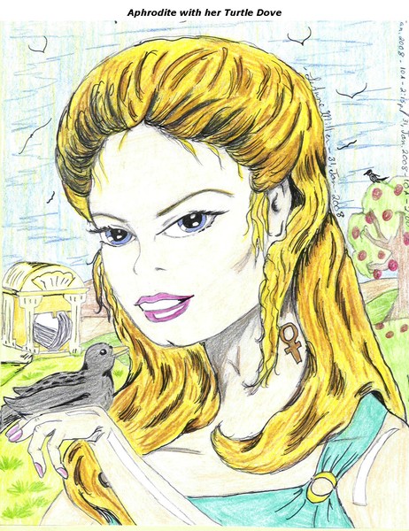Aphrodite with her Turtle dove