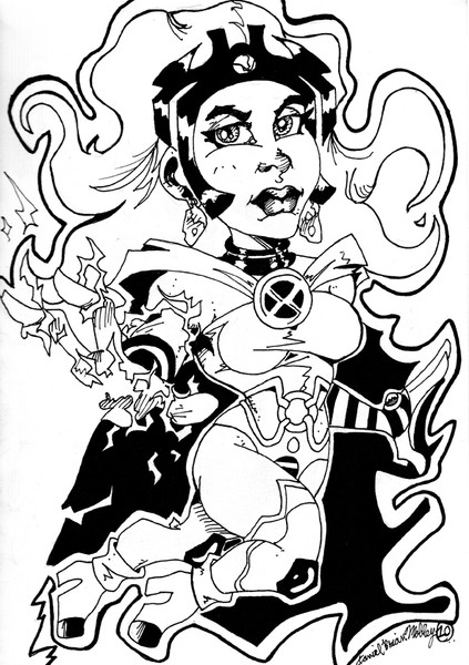 'African goddess: Chibi-Style'
