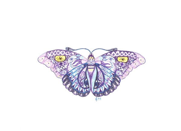 purple butterfly