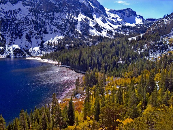 Green Lake in Winter, from above