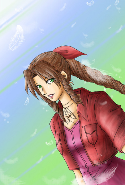 aerith's smile