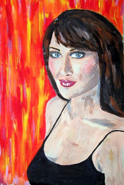 portrait of model