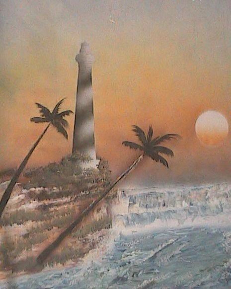 the beach