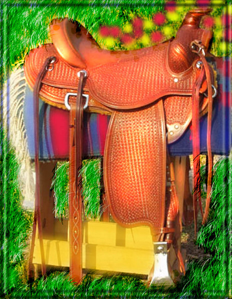 NEW LEATHER SADDLE