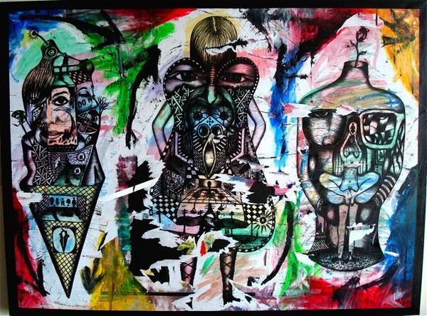 Three Amigas (Metamorphasis of woman)