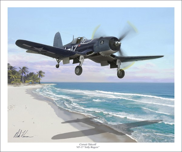 Corsair Takeoff VF-17 Jolly Rogers