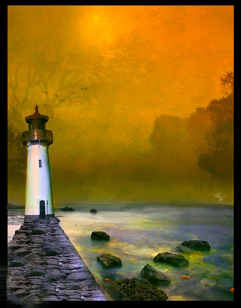 the lighthouse