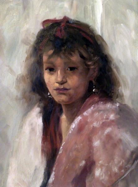 Master copy of a portrait by John Singer Sargent. 