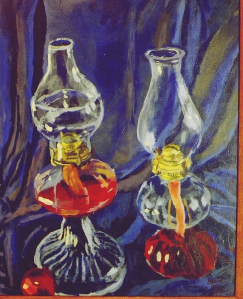 oil lamps
