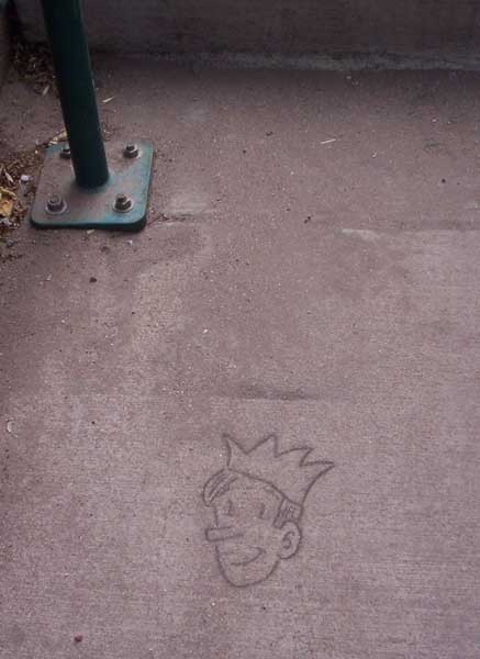 Jughead on the Sidewalk