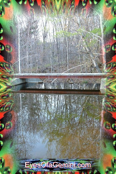 reflection on the water