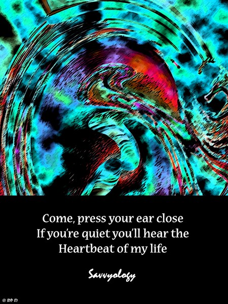 Heartbeat Haiga