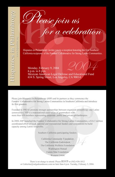Hispanics in Philanthropy Invitation