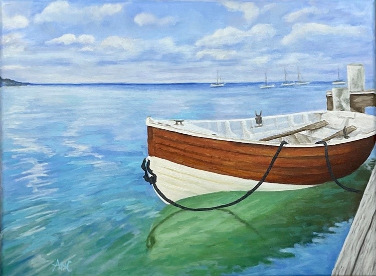 Boat by the Dock