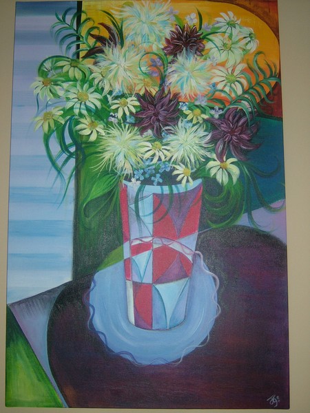 vaseof flowers