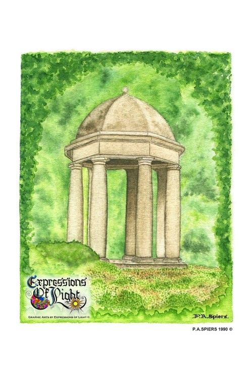 ExpoLight-Graphic-Arts-Doddington-Hall-Four-Winds-Folly-1990-0001 (Water-Coloured-SP)