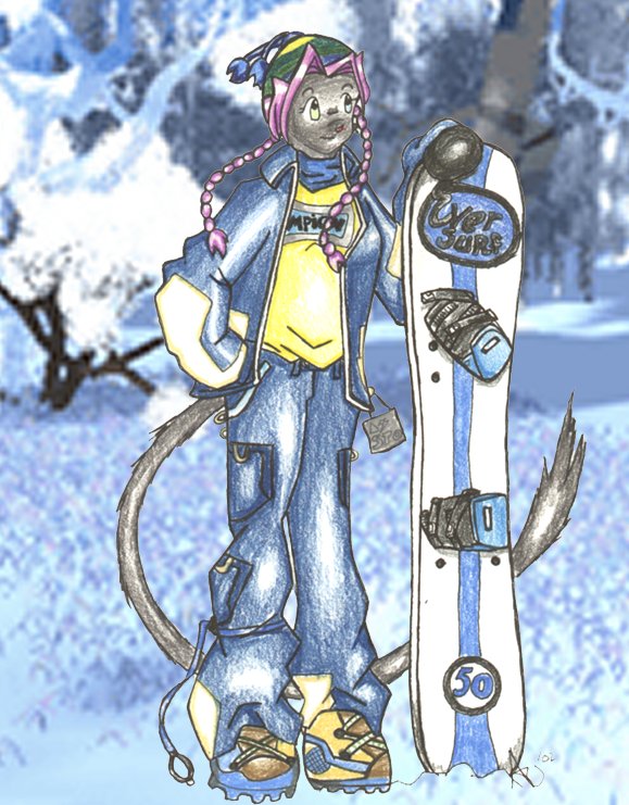 Ginger Ale Snowboard