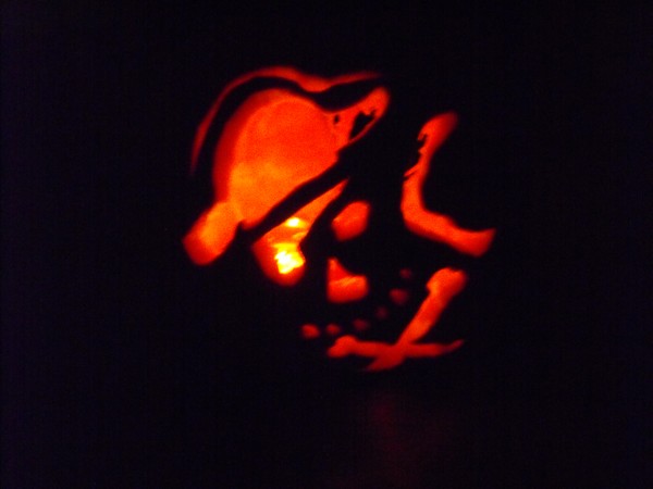 Our Halloween pumkin.