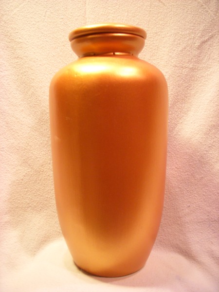 Gold Solid Tall Modern Bio Urn