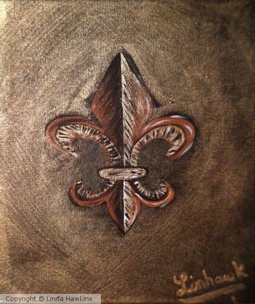 Bronze Fleur De Lis