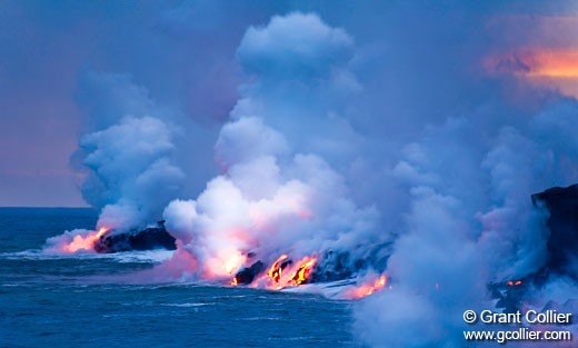 Kilauea Lava Flow in Hawaii