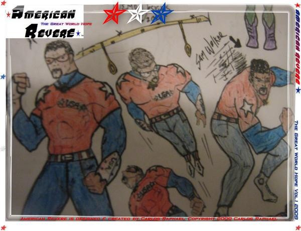 American Revere design roughs 2009