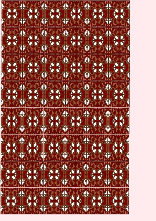 Mosaic Ancient Ruby