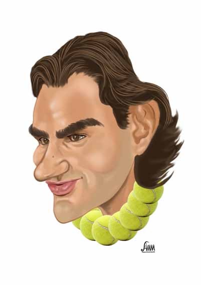 Roger Federer Tennis Player