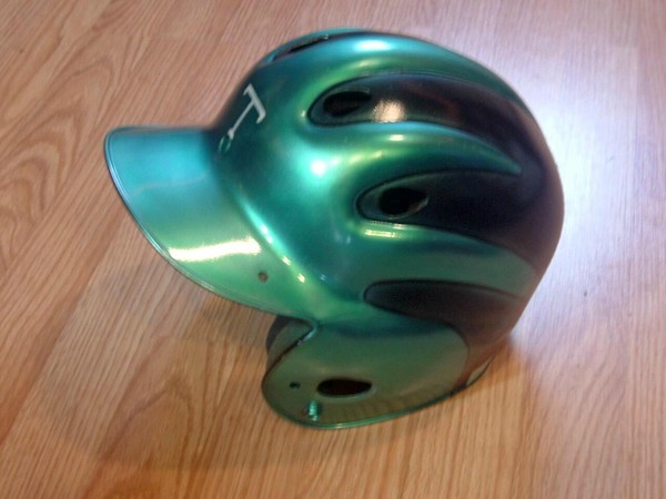 Tyler's batting helmet 7
