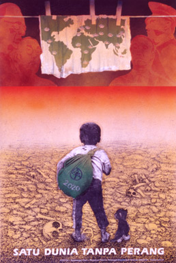 'One World Without War' Poster Winner