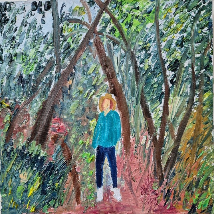 A womann out of the woods, Sep. 2025