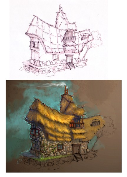 Digital Paint Sketch